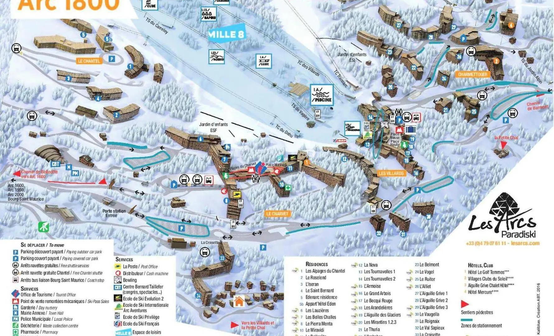 Residence Nova - Appartement 2 Pieces 6 Personnes Proche Des Pistes, Des Commerces, De La Garderie Et De L'Esf Au Centre De La Station D'Arc 1800 Mae-2030 Les Arcs  Apartment
